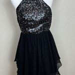 Adrianna Papell Hailey Logan by Dress with Sequins and Cutouts Size 7/8 Photo 0