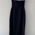 WAYF  Coco Bow Black Midi Dress Photo 9