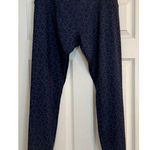 Renwick Women’s Leggings Sz LG Blue Cheetah Print Yoga Pilates Running Gym Bike Photo 0