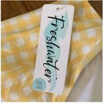 Freshwater  NWT  Yellow Checked/ plaid banded high leg size XXL Photo 2