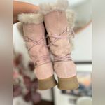Vintage Report Caitlin Y2K Suede Winter Snow Platform Boots With Fur Size 7.5 Photo 3