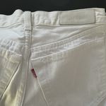 RE/DONE  White Mid Rise Distressed Jeans Photo 4