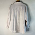 American Eagle Outfitters Cream Military Shacket Shirt Jacket Size XL NWT Photo 5