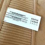 Herve Leger Ottoman Cutout Long Sleeve Dress Photo 4