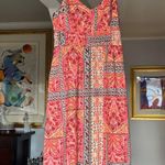 Old Navy Waist Defined Cami Midi Dress Sz M Photo 2