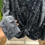 Pleione  • crushed velvet tie front blouse Photo 3
