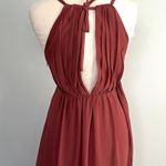 Revelry Rosewood Pink Mauve Eliza Chiffon Bridesmaids Formal Prom Dress Photo 7