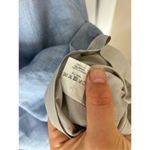 J. Crew Womens Sheath Linen Dress Round Neck Lined Cap Sleeves Ribbon Waist Sz 4 Blue Photo 3