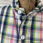 Merona Plaid Cotton Canvas Pullover Hoodie Jacket Pink Blue Small Photo 5