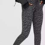 Aerie Offline By  High Rise Tie Front Giraffe Pattern Black Gray Leggings XS‎ NWT Photo 0