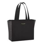 Coach Fragrance Black & Gold Sparkle Satin Lined Tote Shoulder Bag NWT Photo 0