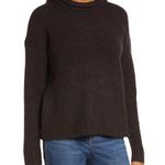 Madewell Fulton Pullover Rollneck Sweater in chocolate color size XXS Photo 2