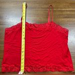 Victoria's Secret Heavenly by Women's Size L Red Chemise Soft Modal Blend Tank Photo 4