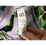 Joy Lab Purple White Green Cross Back Sports Bra Size Medium Photo 2