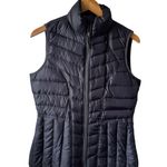 Athleta Vest Women S Gray InsulEight Stowable Goose Down Quilted Slate Puffer Photo 0