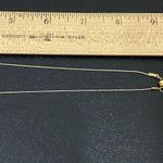 Amethyst Natural Raw Pendant Magnetic Clasp Gold-tone Skinny Chain Necklace Photo 8