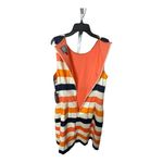 Vince Camuto Womens Size 12 Zip Up Shift Dress Multicolor Striped Sleeveless NWT Photo 4
