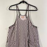 Free People  Movement Black & White Geometric Hot Shot Printed One Piece Sz M Photo 1