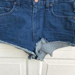 BDG Women’s Shorts Blue Jean Denim Cheeky High Rise Troy Frayed Size 25 Photo 9