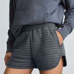 Everlane Grey The Organic Cotton Quilted Short in Slate Size Small Pull On Photo 0