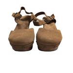 House of Harlow 1960 Cherub Chestnut Tan Ankle Strap Platform Rivet Clogs 8M Brown Size 8 Photo 2