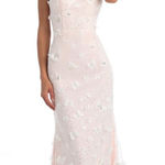 Camille La Vie Butterfly Mesh Pink Prom Dress Photo 0