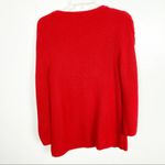 Westport 1962 Vintage Red Ribbed V-Neck Long Sleeves Sweater, Size 1X Photo 1