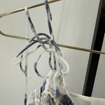 Athena Procopiou Size 2 French Fairytale Ruffle Wrap Dress Blue White Floral Photo 11