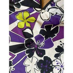 Nike  Tankini Swimsuit Top Halter Black White Purple Size‎ 8 Bikini Beach Sporty Photo 1