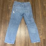 AGOLDE  100% ORGANIC COTTON RIPPED KNEE BUTTON FLY HI WAISTED JEANS MADE IN USA Photo 15