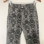 Free People • snakeprint flare jeans sz 26 Photo 5