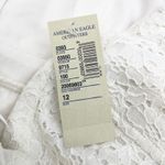 American Eagle  Womens Dress Sz 12 Corset‎ Eyelet Lace Coquette Cottagecore Party Photo 7