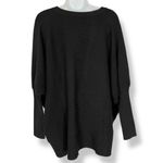 Tempo Paris NWT  Sweater Oversized Fitted Sleeve Black Size‎ Medium/Large V-Neck Photo 1