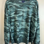 Splendid Womens Classic Camo Cozy Sweatshirt Size XXL Still On Sale on Website Photo 0