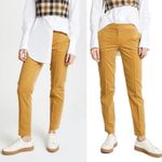 Tory Burch  Devi Golden Mustard Corduroy Pants XS Photo 1