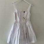 STAUD NWT Landscape White Mini Dress 4 Photo 8