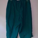 Swim365 Pants Size 18/20 Teal Blue Nylon Dry Fit Pull On Capri Photo 3