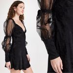 For Love & Lemons NWT Gabrielle Puff Sleeve Mini Dress size Medium Photo 4