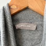 Everlane Boxy Cashmere Turtleneck High Neck Gray Sweater Size Medium Photo 2
