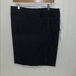 Apt. 9  The Torie Skirt Black Pen Stripe  Skirt Knee-Length Photo 0