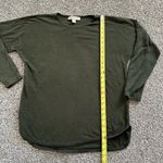 Michael Kors army green long sleeve knit top size M Photo 8