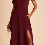 Birdy Grey  Devin Convertible Chiffon Bridesmaid Dress in Cabernet Sz‎ S NEW Photo 0