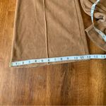 Aerie Corduroy Pants Large Tan Flair Leg Stretch casual Comfort Elastic waist Photo 2