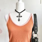 Universal Threads Retro Rust Tank Top, 70s Boho Earth Tone Indie Vintage Minimalist‎ Large Photo 1