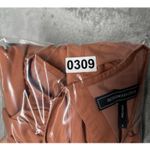 BCBGMAXAZRIA  Romper Womens Large‎ Orange Sunkissed Ruffle Feminine Casual Party Photo 8