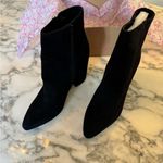 🖤 NIB Sugar Evvie Black Chelsea Booties | Pointed Toe | Sz 11 | Chunky Heel Photo 2
