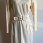 Alex de Bolzan sz 6 Vintage buttoned back belted 100% pure wool dress Photo 0