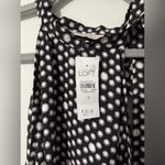Loft NWT  Adjustable Tie Neck Halter Tank Top Photo 2