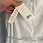 Vince Draped Sleeveless Linen Blend Midi Dress Large Optic White New Photo 14