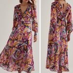 Anthropologie The Odetta Ruffled V-Neck Dress, Size XXS Photo 1